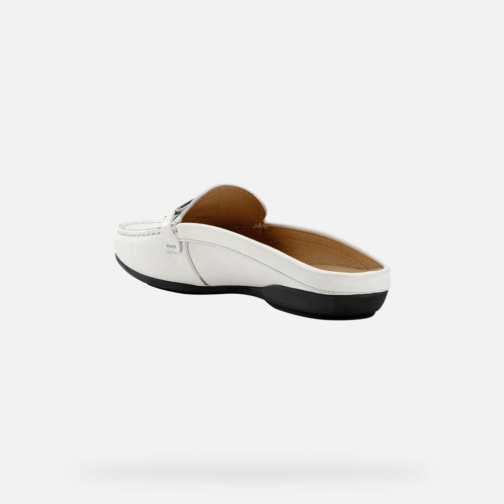 Geox Bayan Loafers Beyaz - Annytah - XFG-458093